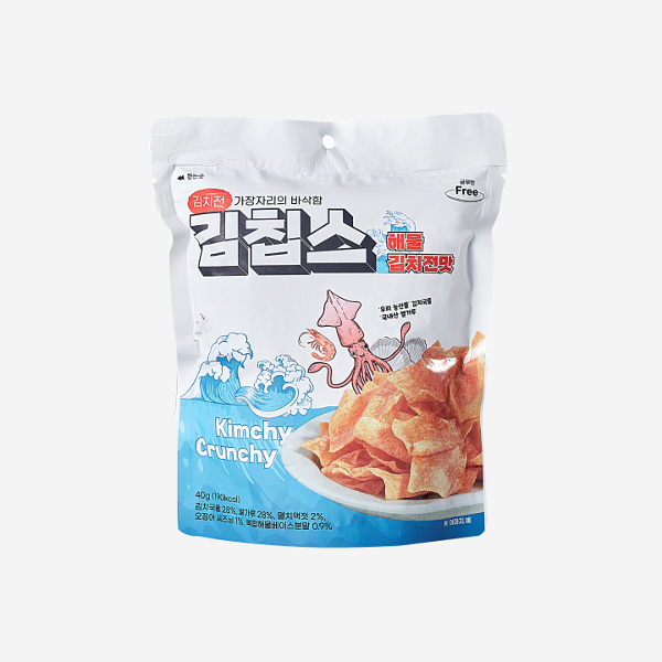 김칩스 해물김치전맛 40g